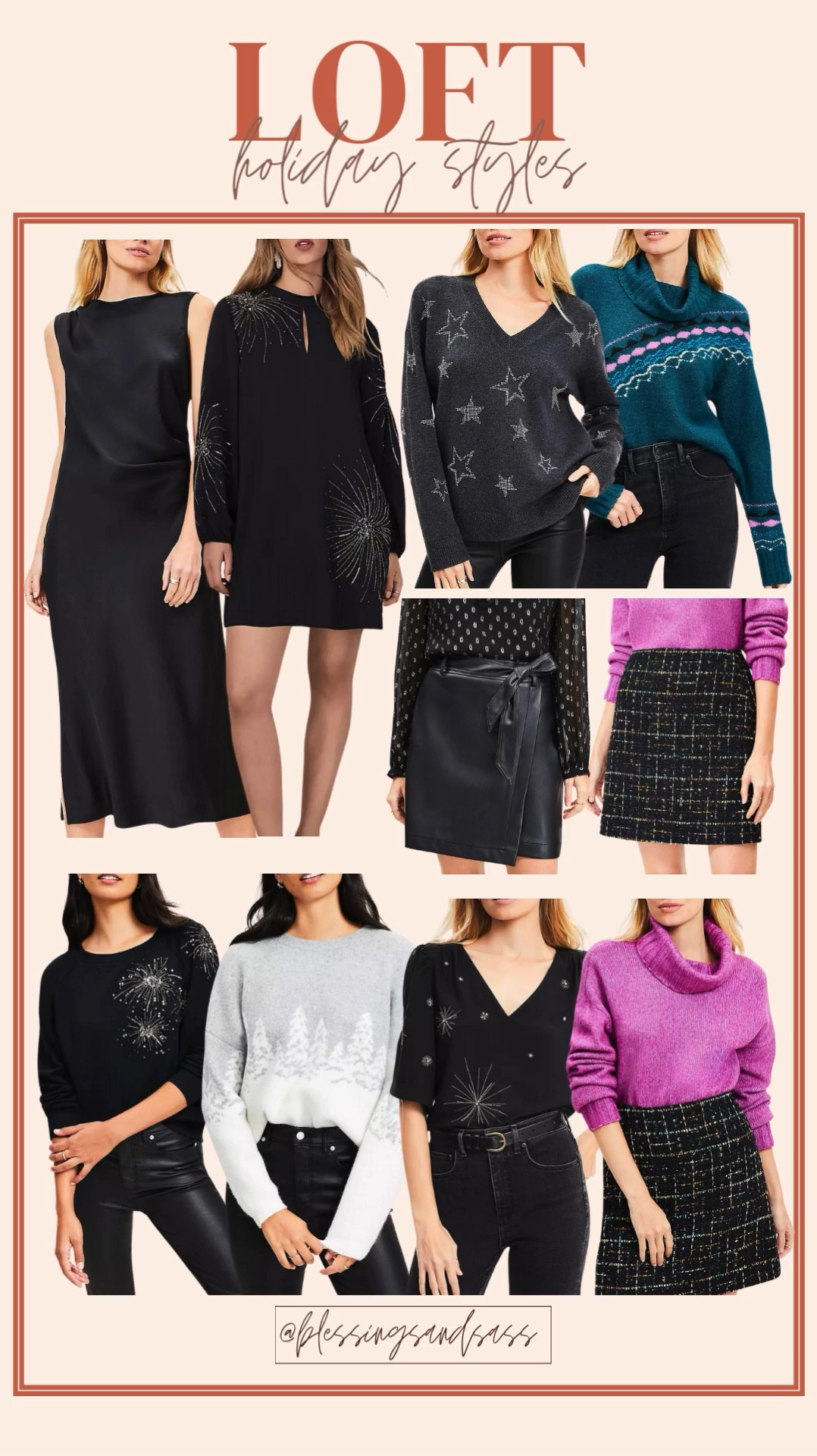 Loft Holiday Styles! Use code: CYBER at checkout for 60% off 2+ styles, or 50% off 1 style! 

Loft, loft fashion, holiday fashion holiday styles, holiday outfits, holiday outfit inspo, new years, new years outfit inspo, ootd, outfit ideas, holiday outfit ideas 


#LTKHoliday #LTKCyberWeek #LTKStyleTip