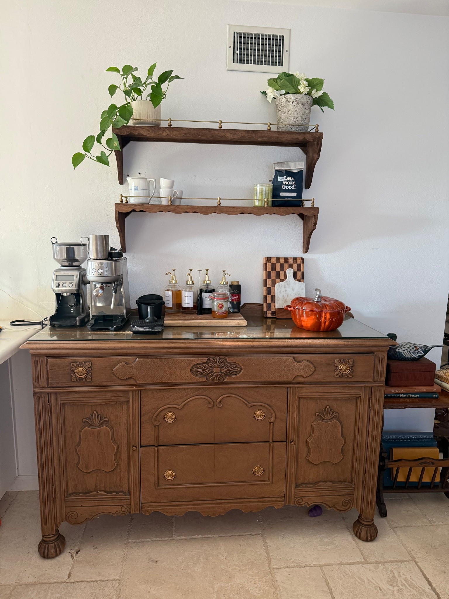 Coffee bar in progress!!! 

#LTKSeasonal #LTKHome