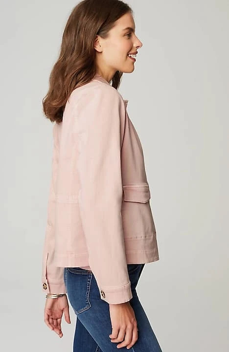 Curved-Hem Denim Jacket | J. Jill