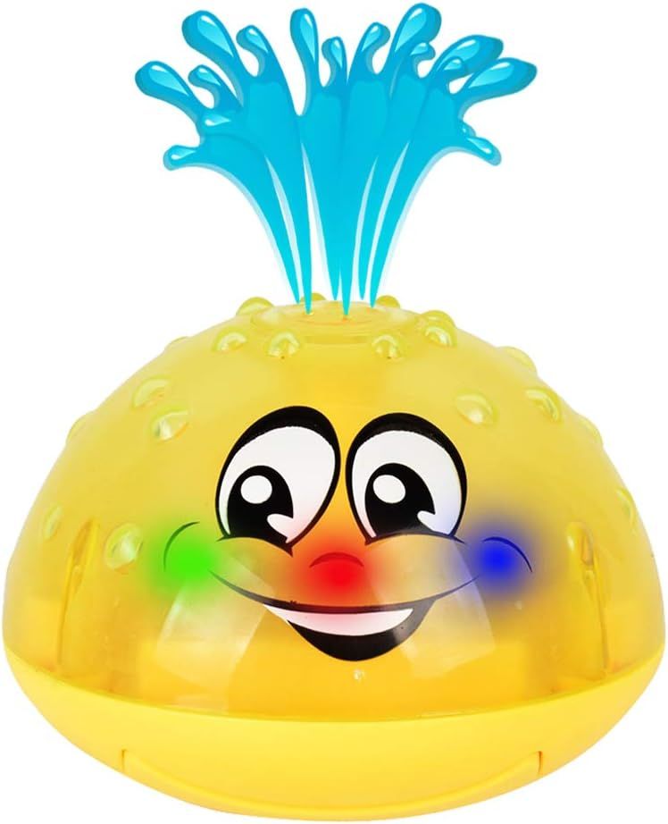 HLXY Bath Toy, Spray Water Squirt Toy LED Light Up Float Toys Bathtub Shower Pool Bathroom Toy fo... | Amazon (US)