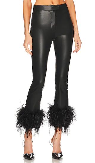 Pagetta Faux Leather Pant in Black | Revolve Clothing (Global)
