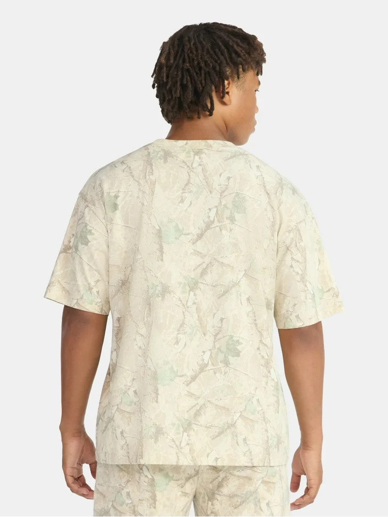 No Boundaries Oversized Tee with Short Sleeves, Men's and Big Men's XS-5XL | Walmart (US)