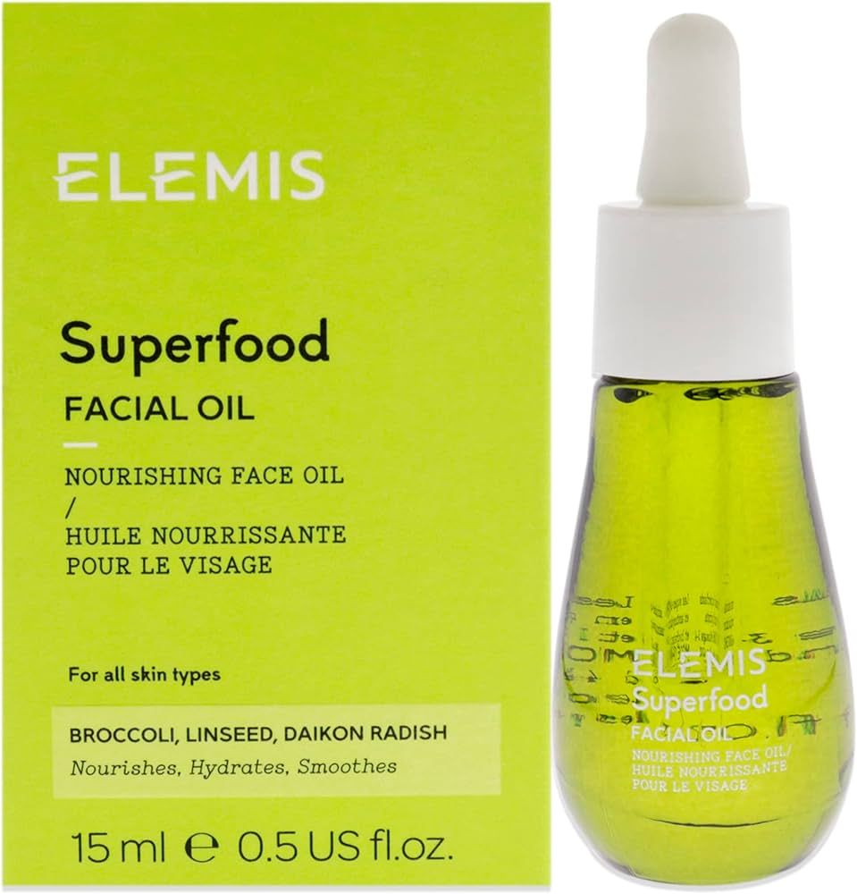 Superfood Facial Oil Concentrated Lightweight, Nourishing Daily Face Oil Hydrates and Smooths Ski... | Amazon (US)