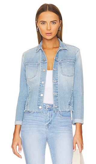 Janelle Slim Undone Jacket in Omaha | Revolve Clothing (Global)