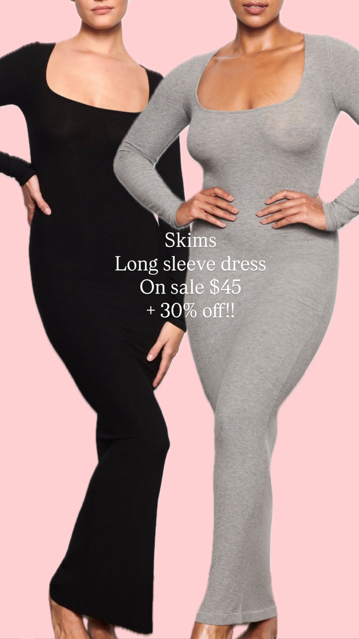 Skims long sleeve dresses! These are super soft ! On sale for $45 + an extra 30% off!

#LTKHoliday #LTKFindsUnder50 #LTKCyberWeek