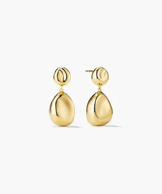 Organic Dôme Pebble Earrings | Mejuri Fine Crew