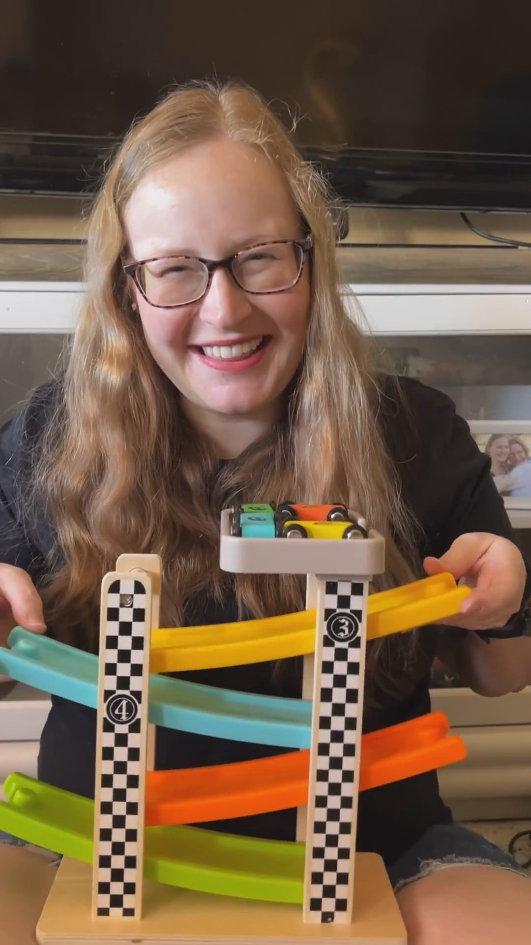 Car loving kids will love this ramp! Watch the cars race down, or park them in the garage up top. Easy enough for little hands to figure out  

#LTKGiftGuide #LTKFamily #LTKKids