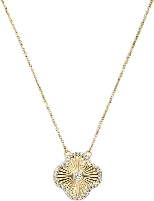 Electric Picks Clover Necklace – Women’s Versatile 14kt Gold Plated Necklace, Lucky Icon Desi... | Amazon (US)