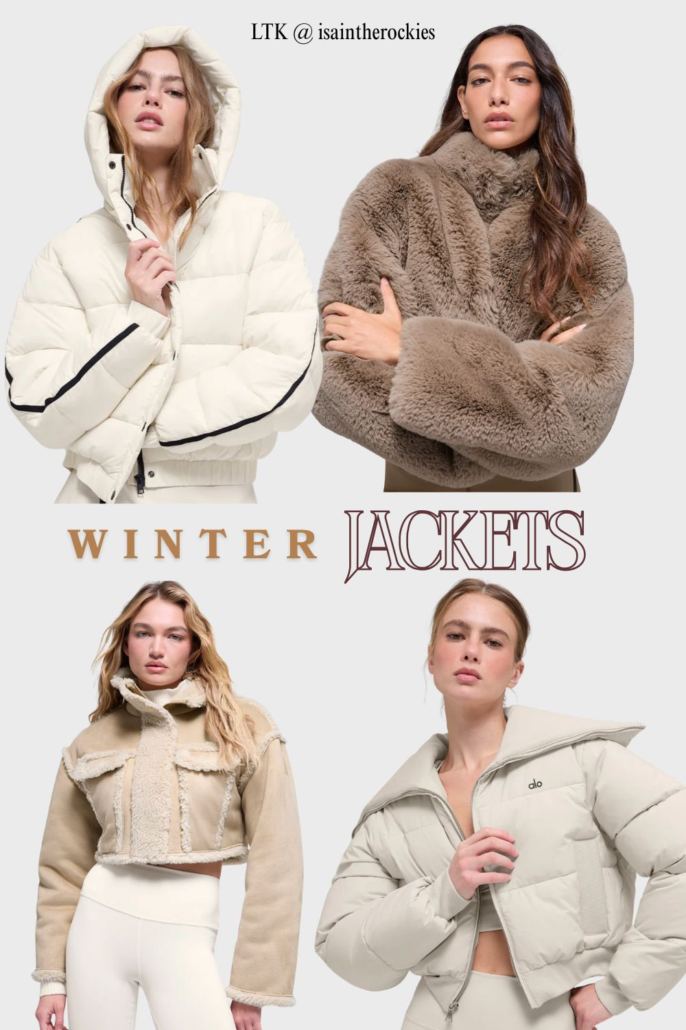 Winter Jackets by alo
Neutral colors trending for winter 2025
winter jackets for women. 

 #LTKootd #LTKSeasonal #LTKTravel