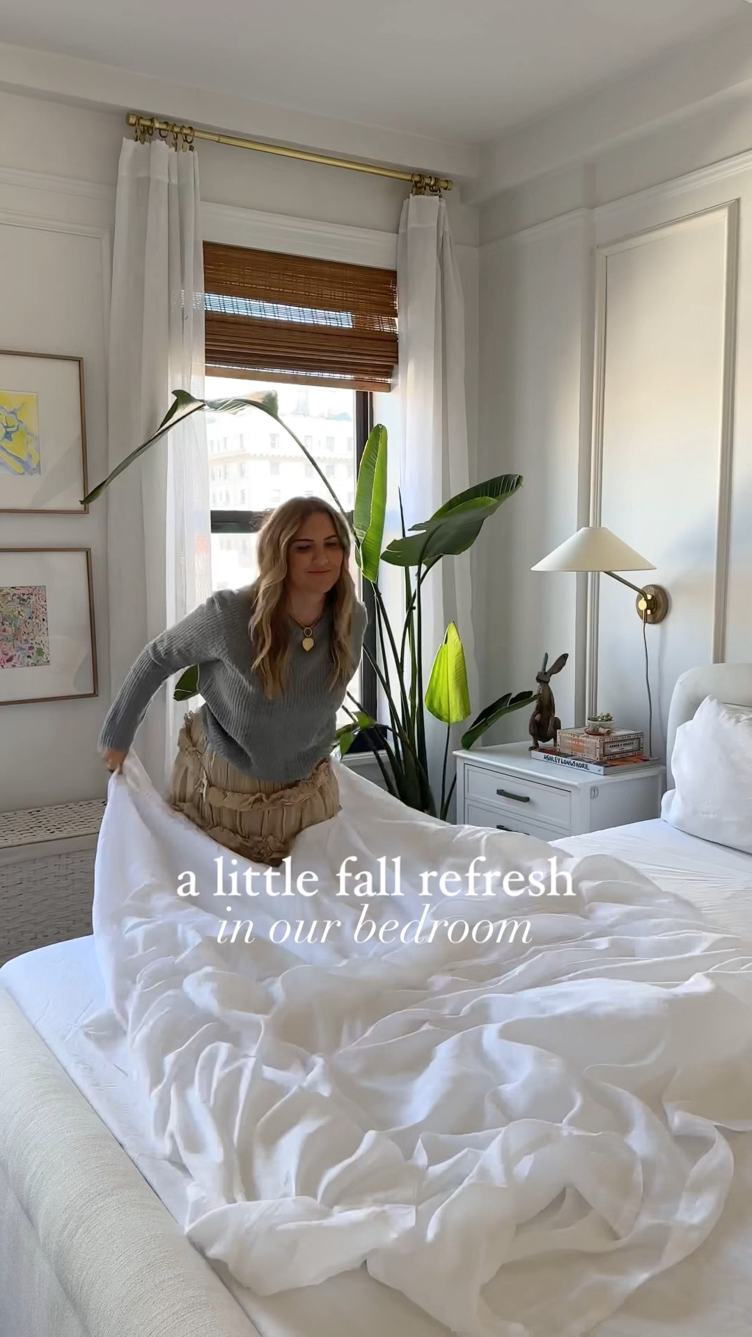 Light and airy cozy bedroom decor! #bedframe #linenbedding #duvetcover #westelm

#LTKHome
