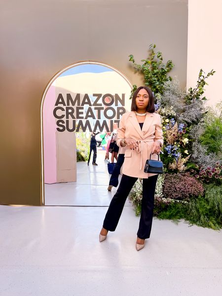 First time wearing this Amazon wrap blazer and I absolutely love it! And the pants? Get it sis! Follow me for more Amazon fashion finds!

#LTKsalealert #LTKCyberweek #LTKunder100