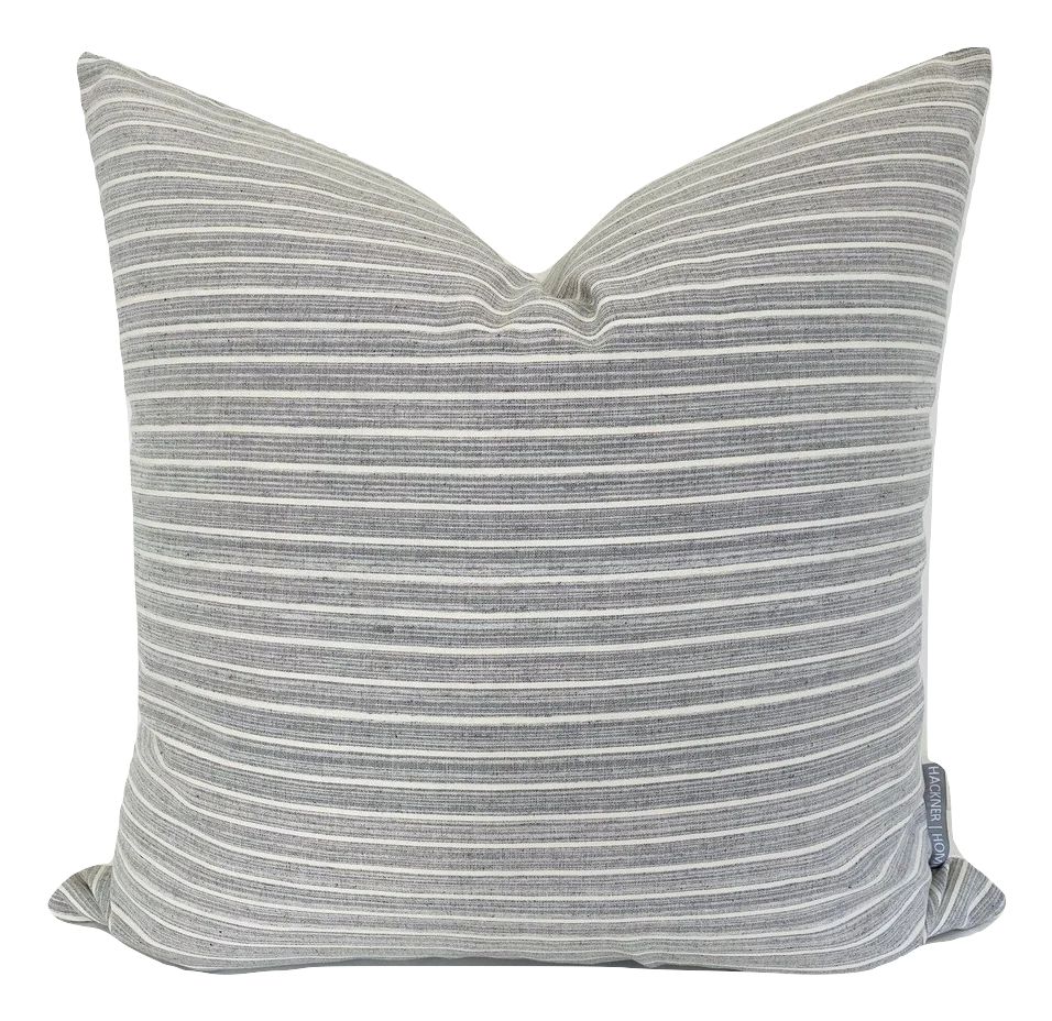 Stormy Pillow Cover | Gray Blue Pillow Cover | Hackner Home (US)