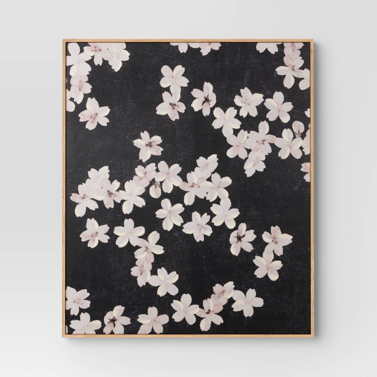 30" x 36" Ditsy Floral Framed Canvas Natural - Threshold™ | Target