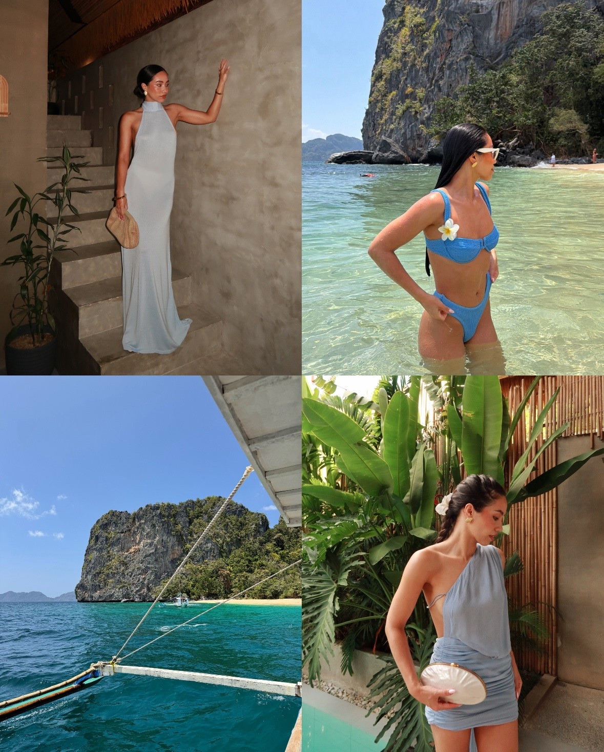 Endless blues on holiday 🩵 🌊 

Vacation outfit, holiday outfit, blue bikini, island girl outfits, what I wore on holiday 

#LTKSwim #LTKTravel