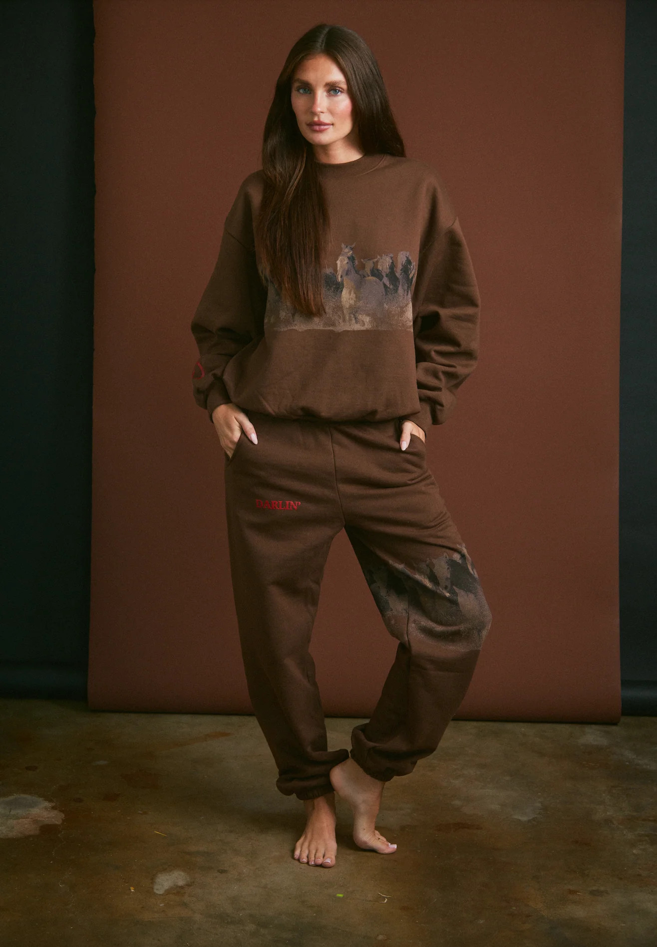 WILD HORSE Sweatpants - Tobacco | Darlin'