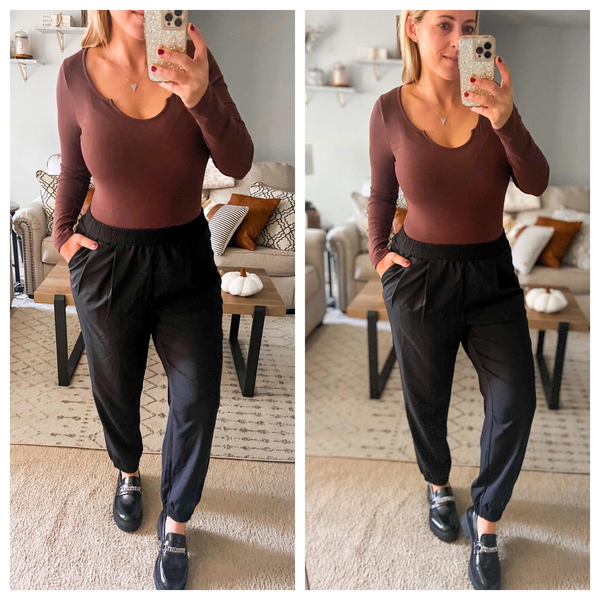 Bodysuit. Workwear. Loafers 

#LTKshoecrush #LTKunder50 #LTKunder100