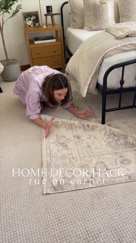 HOME \ on carpet decor hack!! We’ve allllll been there and it’s SO frustrating😫 Here’s an easy fix that keeps your rug in place and doesn’t mess up the carpet underneath👌🏻👌🏻 

size: 8’x10’ $383

#rugoncarpet #homedecorhacks #homehacks #bedroomdecoration #bedroomdesigns #bedroomstyling #bedroomstyle #bedroominspo #rughack #rughacks bedroom 

#LTKFind #LTKhome
