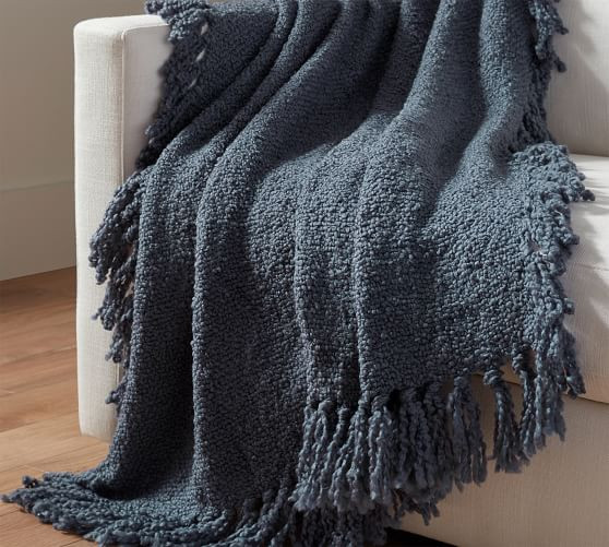 Dreamy Handwoven Fringe Throw | Pottery Barn (US)