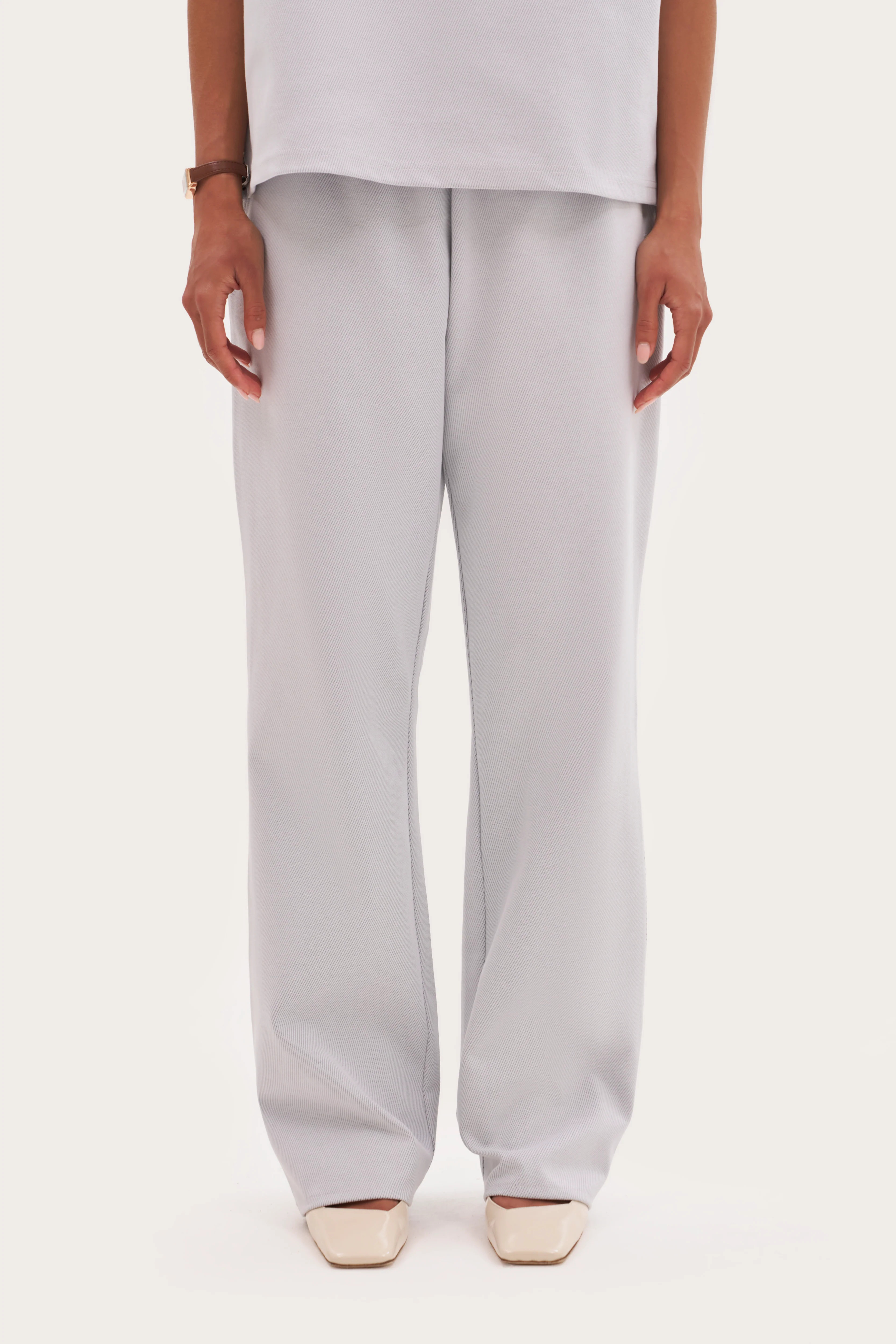 Maebe Pique Pants - Blue | Maebe UK