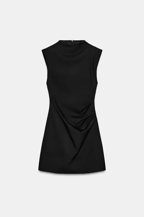 SHORT DRESS WITH SHOULDER PADS | Zara US