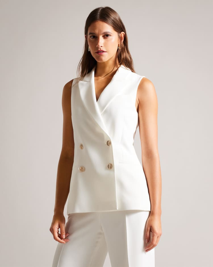 LLAYLAJ - Sleeveless Double Breasted Jacket | Ted Baker (US)