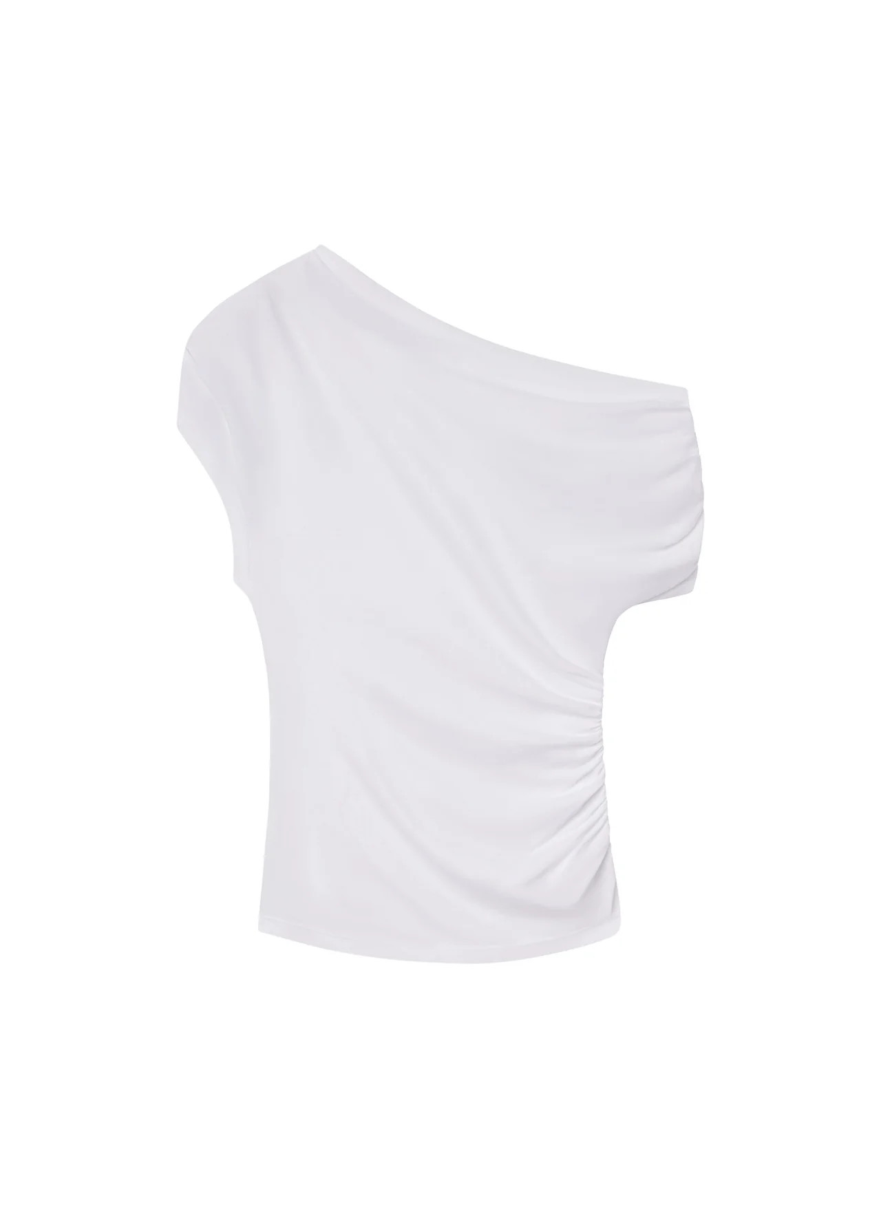 Alice Cotton One Shoulder Tee | A.L.C