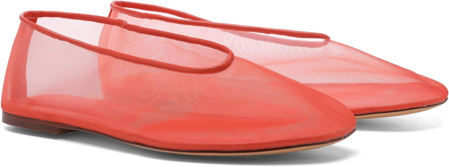 Mesh Ballet Flats for Women Round Toe Slip On Ballerina Mary Jane Shoes Tulle Comfortable Casual ... | Amazon (US)