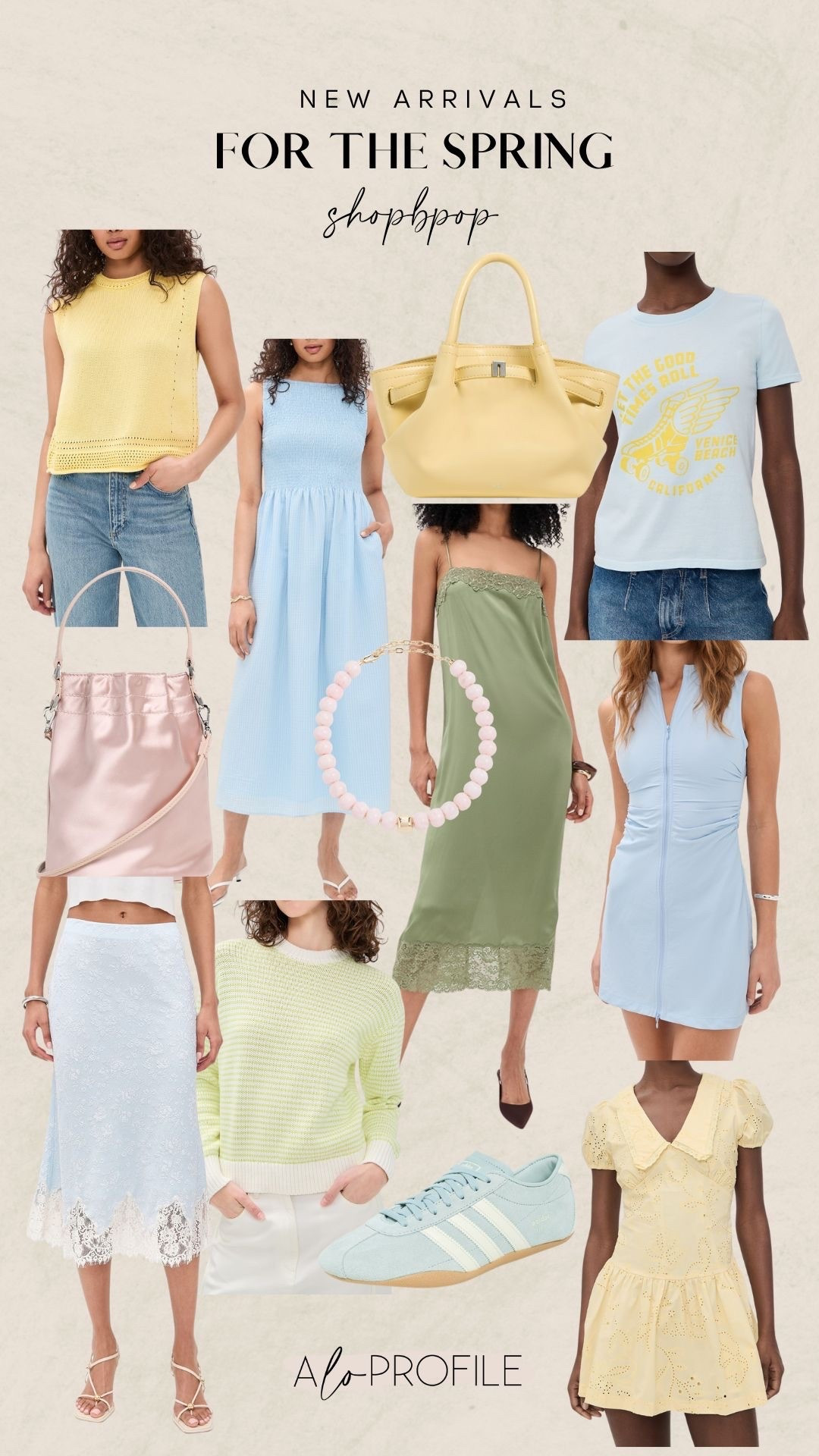 Shopbop Spring Fashion New Arrivals Under $200✨spring fashion, spring style, spring wardrobe, spring outfit  ideas, spring trends, spring fashion trends, pastels, pastel fashion, spring color trends