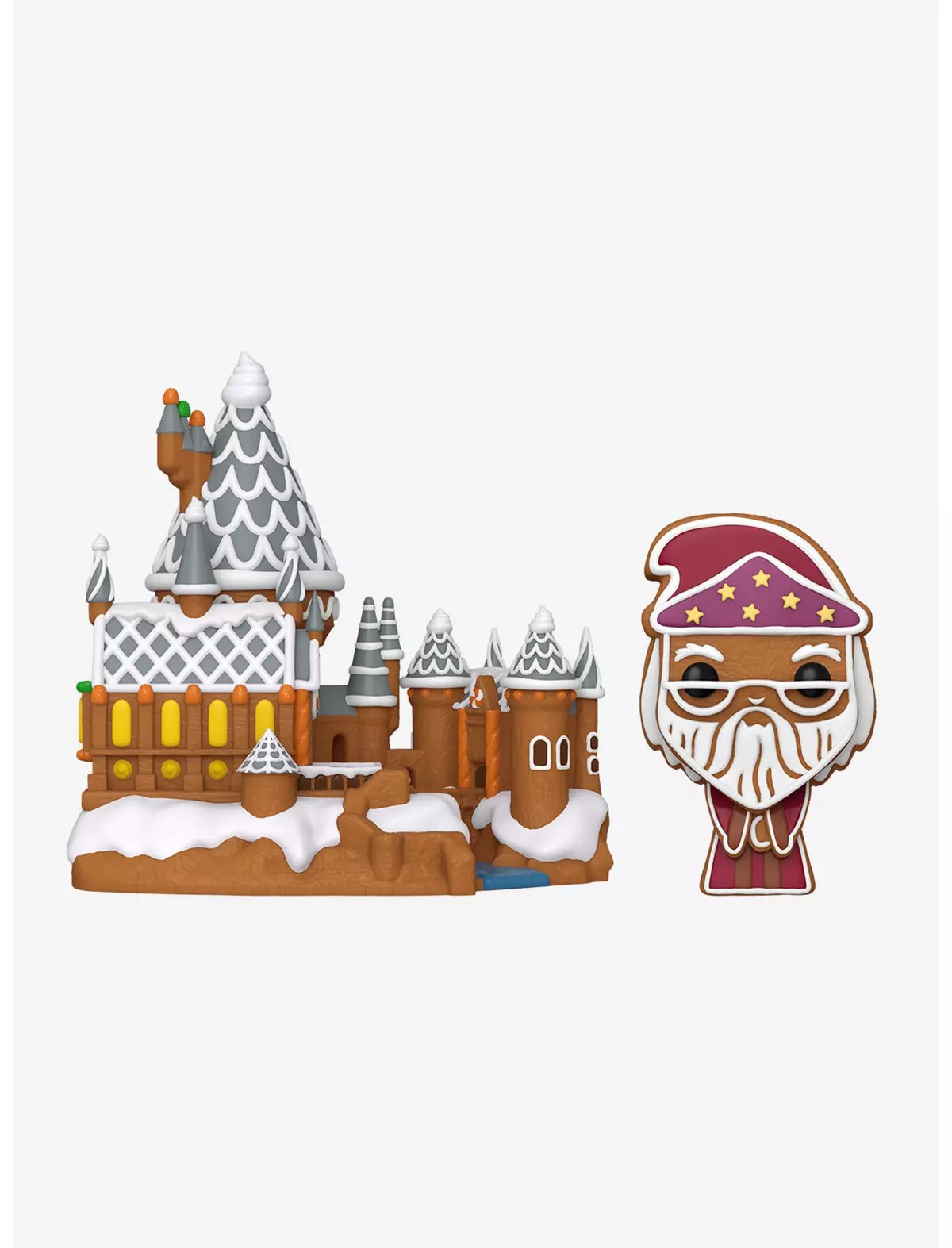 Funko Pop! Town Harry Potter Gingerbread Albus Dumbledore & Hogwarts Vinyl Figure Set | BoxLunch