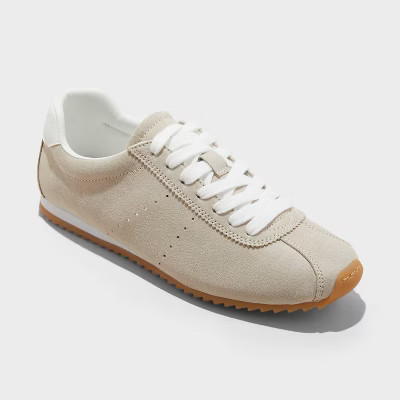 Women's Kaltain Suede Fashion Sneakers - Wild Fable™ Beige | Target