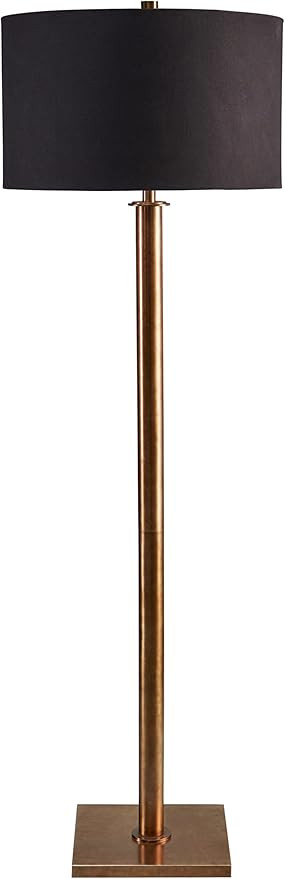Signature Design by Ashley Jenton Contemporary Metal 62" Floor Lamp, Brass & Black | Amazon (US)