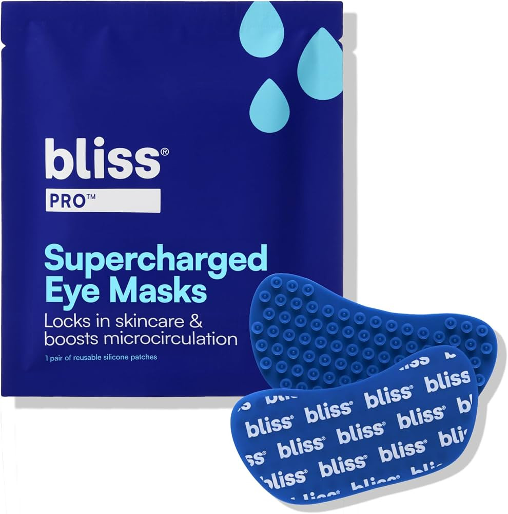 Bliss Pro Supercharged Reusable Silicone Under-Eye Masks - 1 Pr - Daily Use | Amazon (US)
