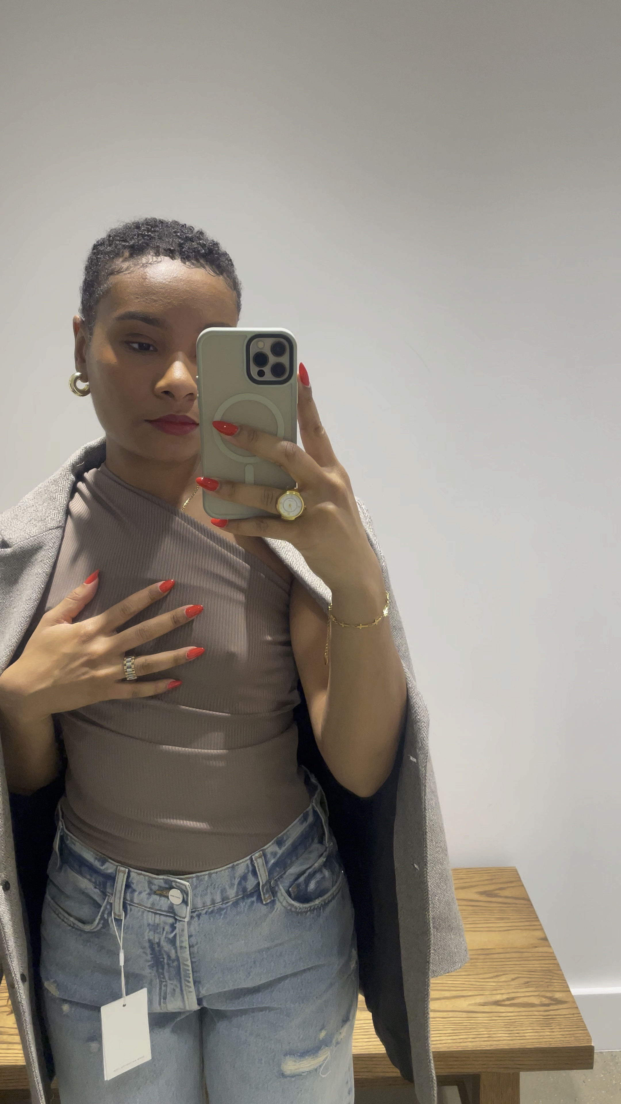 This top is super soft and stretchy! I usually don’t like 100% denim jeans but these were actually pretty comfy as well. 

Blazer: Wearing a size large but fits TTS as it is oversized 
Top: Wearing a size small 
Jeans: Wearing a size 28

#LTKSeasonal #LTKVideo #LTKStyleTip