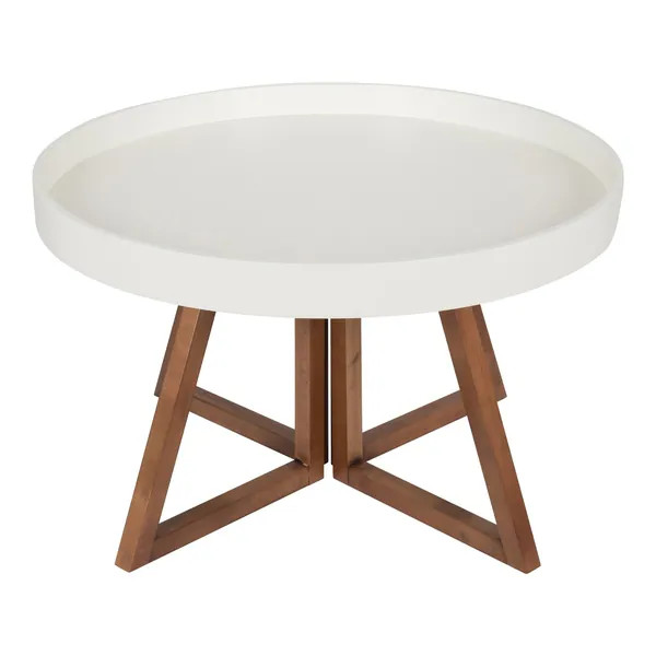 Kate and Laurel - Avery 30 Inch Round Coffee Table | Bed Bath & Beyond