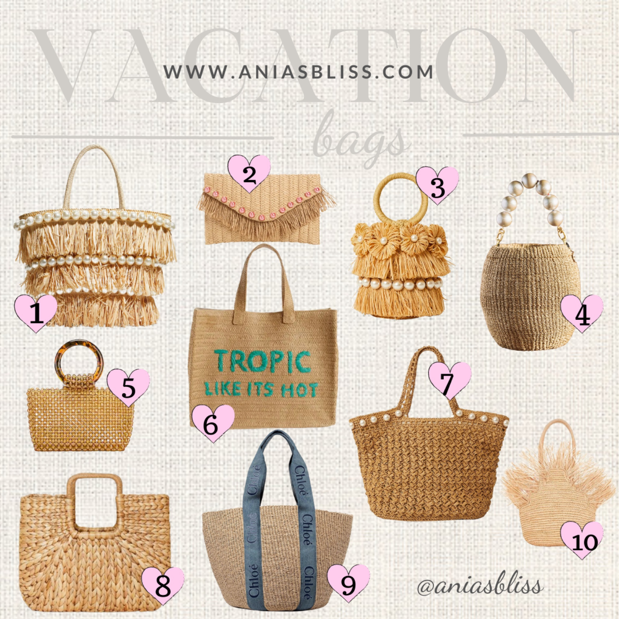 New for spring-summer 2023

Vacation bags, straw bags, raffia bags, Chloe bag, fringe bag, spring break bag 
#LTKU

#LTKunder100 #LTKSeasonal #LTKstyletip #LTKunder50 #LTKswim #LTKtravel