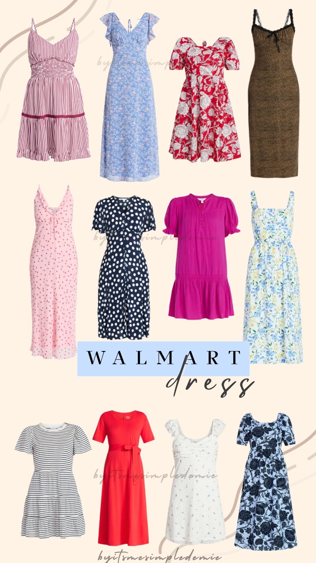 found the cutest walmart dresses for spring & easter 🌸  

affordable, and perfect for any spring plans ✨  

I thought I’d share these! I have ordered some. 🫣🥰

which one would you pick? 👀

#LTKSeasonal