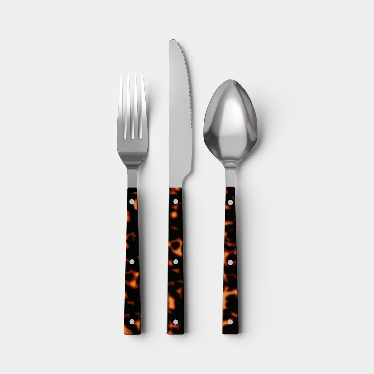 3pc Tortoise Flatware Set - Threshold™ | Target
