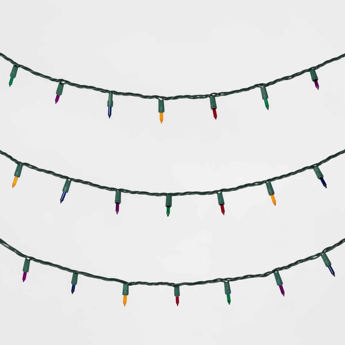 50ct Incandescent Mini Christmas String Lights with Green Wire - Wondershop™ | Target