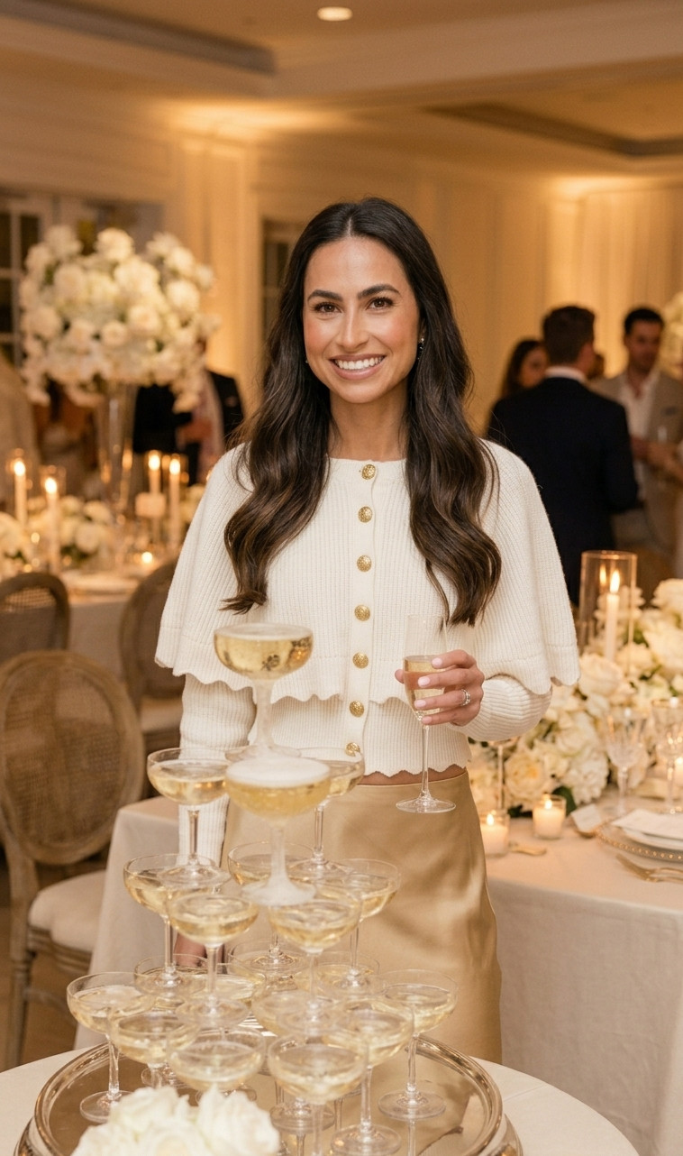 The dreamiest quiet luxury inspired neutral outfit 🤍 This look feels so timeless, feminine, and elevated for bridal dinners, upscale events, holiday parties, or elegant champagne nights.

The gold details + satin skirt make it feel effortlessly expensive ✨

Linked my exact look in LTK.

#ltkstyle #quietluxury #oldmoneyaesthetic #neutralfashion #femininefashion #classystyle #elegantoutfit #softluxury #capsulewardrobe #luxuryfashion 

 
