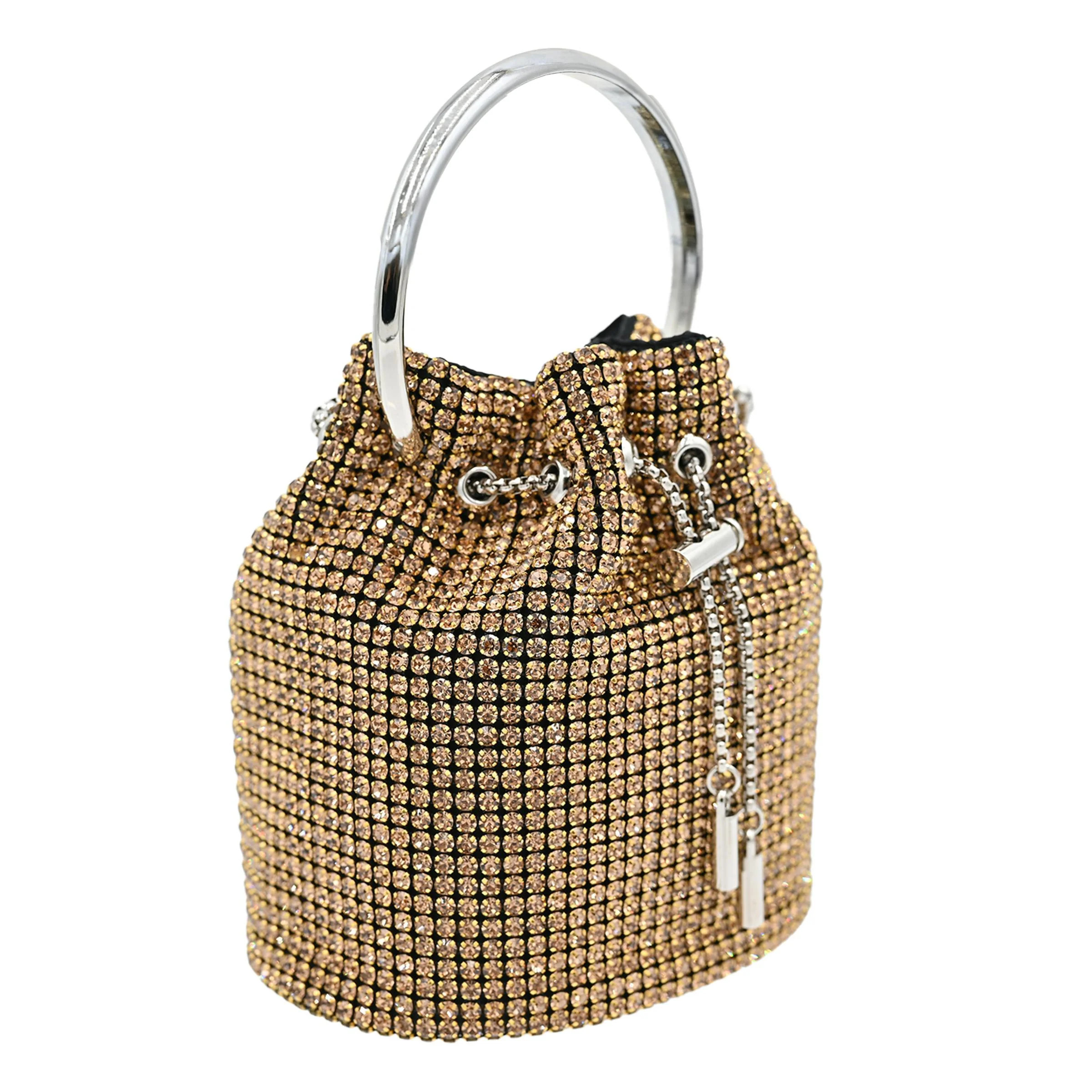 Mimi Tutu | Gold Rhinestone Chain Buckle Purse | Adult | Maisonette | Maisonette