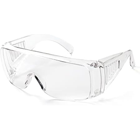 Gateway Safety 6980 Cover2 Safety Glasses Protective Eye Wear - Over-The-Glass (OTG), Clear Lens, Bl | Amazon (US)