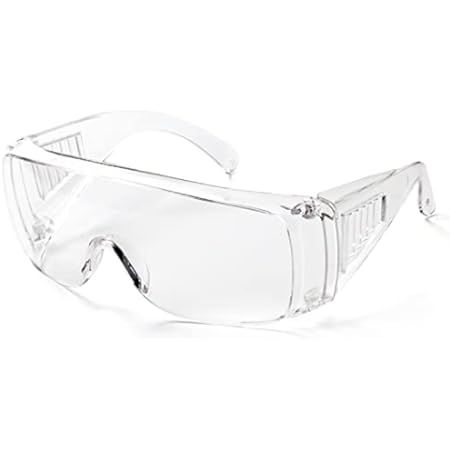 Gateway Safety 6980 Cover2 Safety Glasses Protective Eye Wear - Over-The-Glass (OTG), Clear Lens, Bl | Amazon (US)