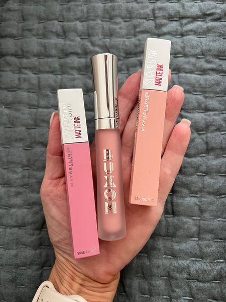 Favorite lip colors for a pretty pink or neutral lip
Colors : Dreamer, Pink Champagne, Loyalist 
Layer Buxom gloss over both matte stains (they wear all day!)

#LTKBeauty #LTKOver40 #LTKStyleTip