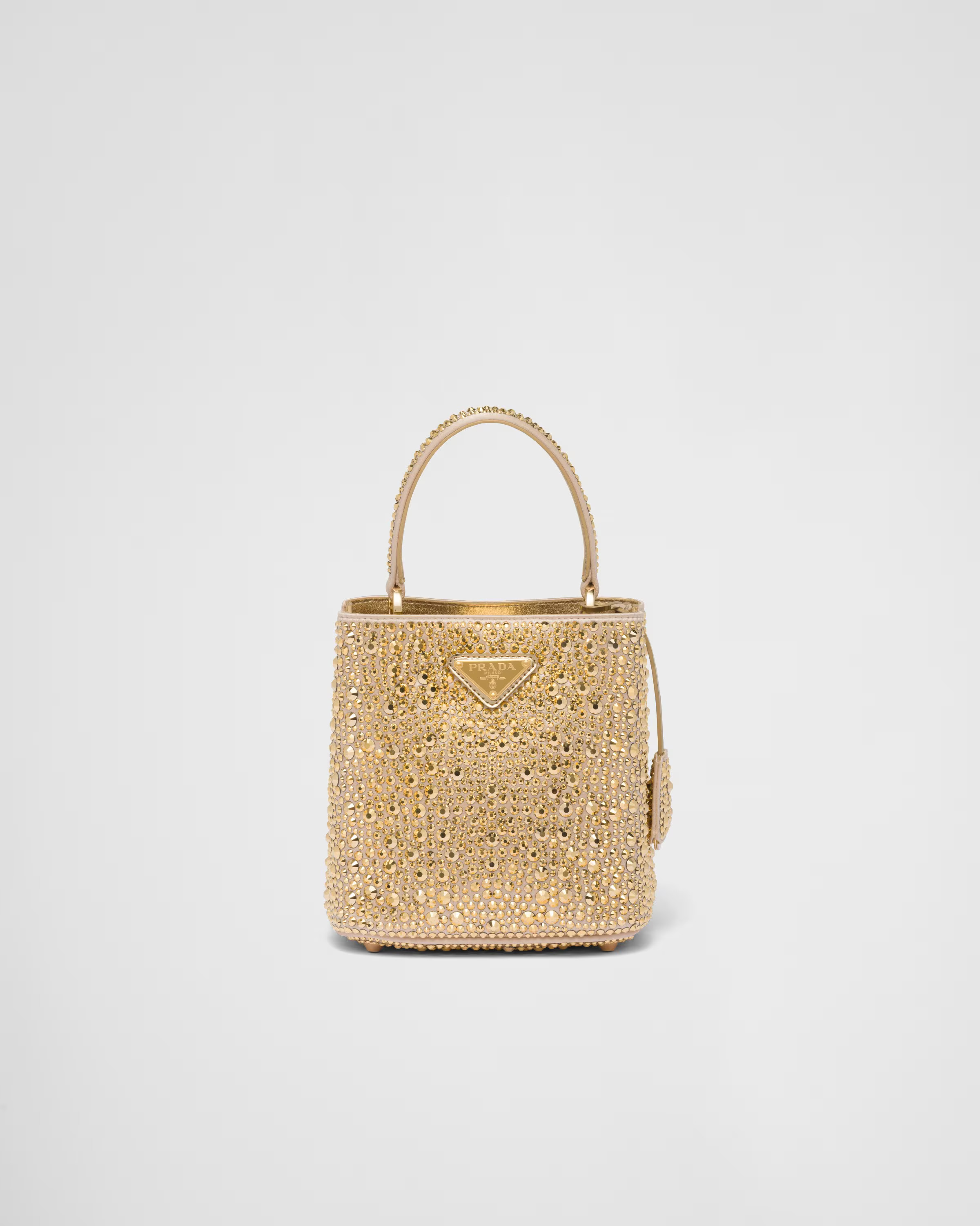 Prada Panier satin bag with crystals | Prada US