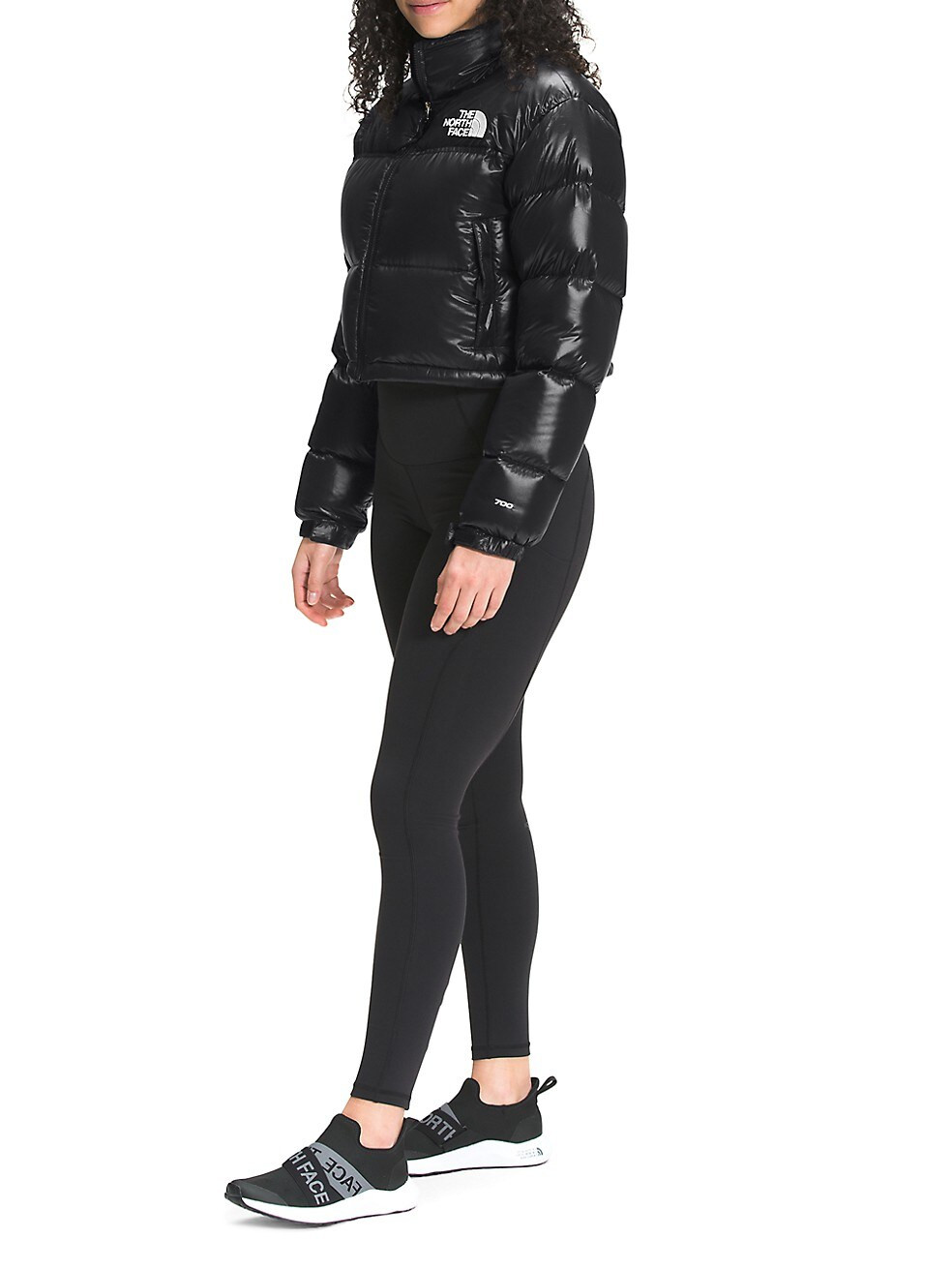 Nuptse Down Cropped Puffer Jacket | Saks Fifth Avenue