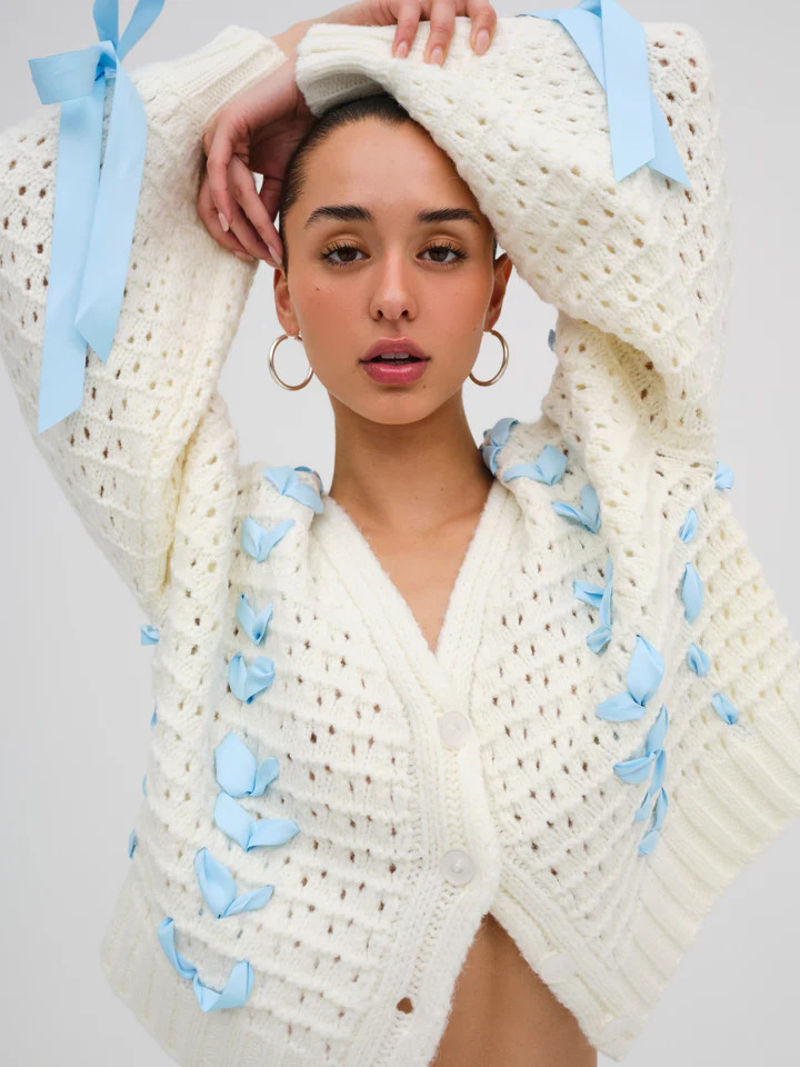 Laurel Cardigan — Ivory | For Love & Lemons