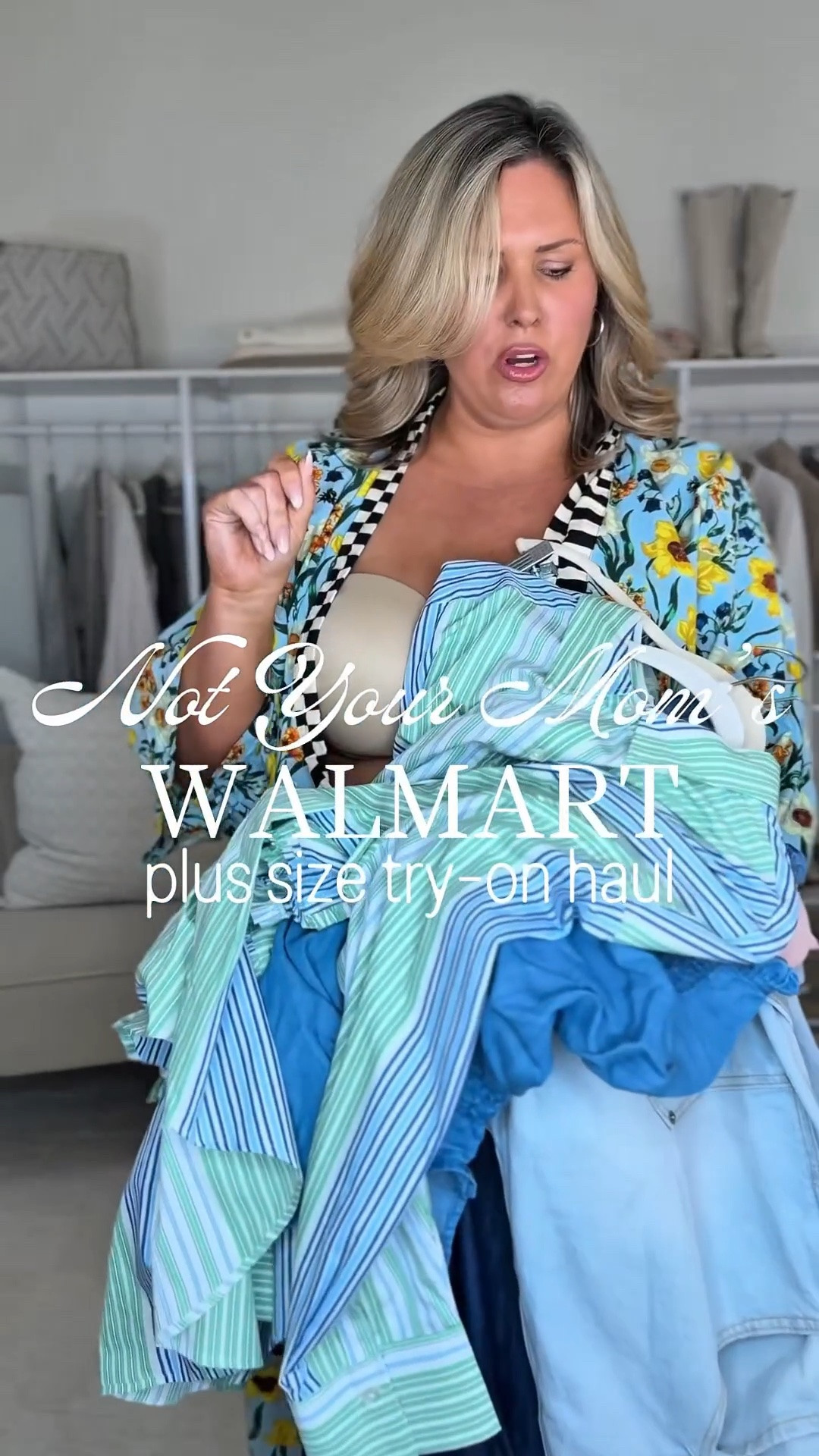 Wearing a size 20 in the jeans. They were tad snug but will stretch. The button down and shorts are a 3X. Dress is a 2X but runs generous. Plus size, Walmart, summer fashion, outfit inspo, apron belly, mom life, haul, coastal style

#LTKSeasonal #LTKPlusSize #LTKMidsize