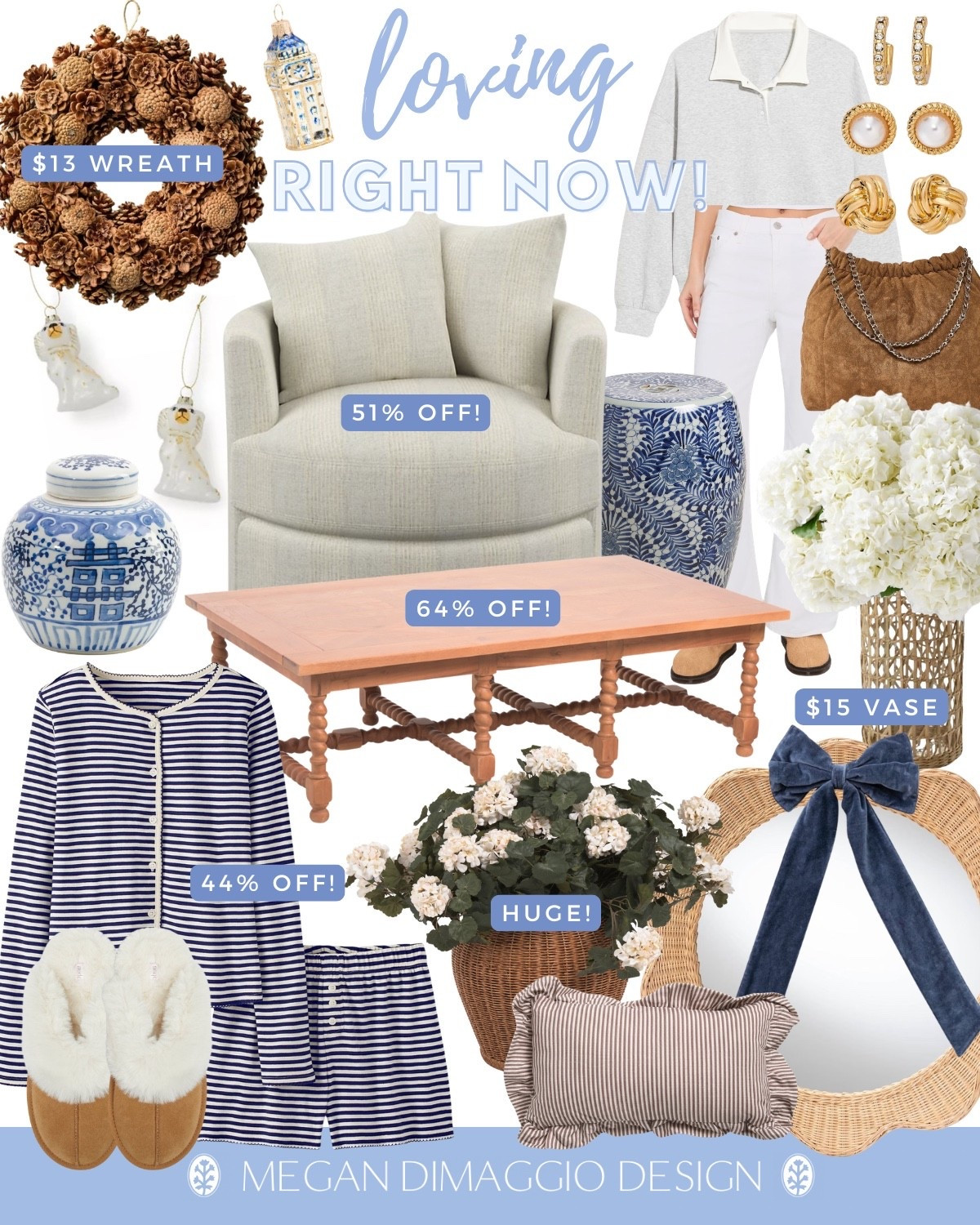 🍂October new arrivals I’m LOVING right now up to 64% OFF!! The viral wisteria barley twist coffee table is on crazy sale, and already low stock!! Plus I just found a standard size version of our favorite swivel chair at the beach house, and it’s 51% OFF right now?!! 🤯