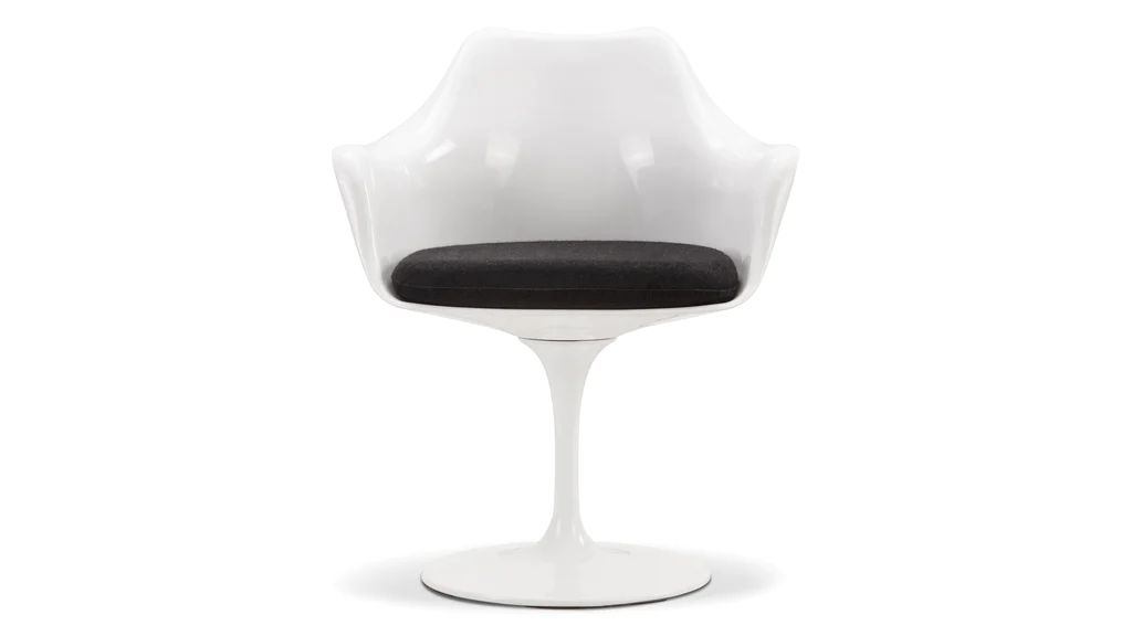 Tulip Chair - Tulip Armchair, Black | Interior Icons
