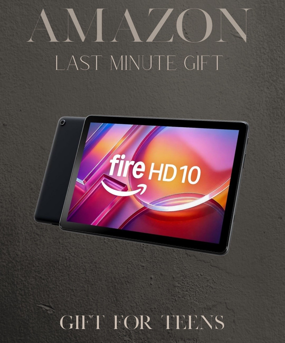 Need a last-minute gift for the teens? This Fire HD 10 tablet is perfect! Great for relaxing and entertainment. #lastminutegifts #techgifts

#LTKGiftGuide #LTKU #LTKKids